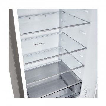 LG Ψυγειοκαταψύκτης 375lt Total NoFrost Υ203xΠ59.7xΒ67.4εκ. Ασημί GBBSJ20EPY